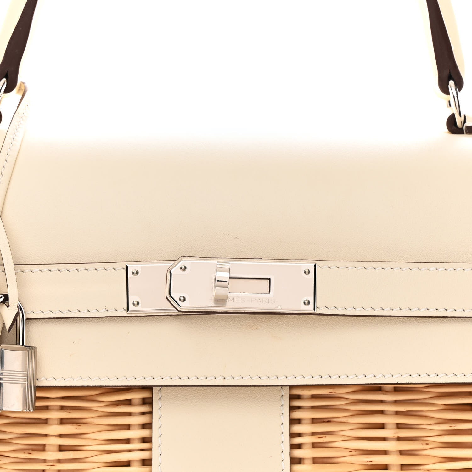 Hermes Wicker Swift Picnic Kelly 35 Naturel Nata 8 of 14