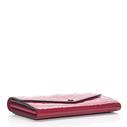 Louis Vuitton Vernis Sarah Wallet NM Magenta 4 of 7