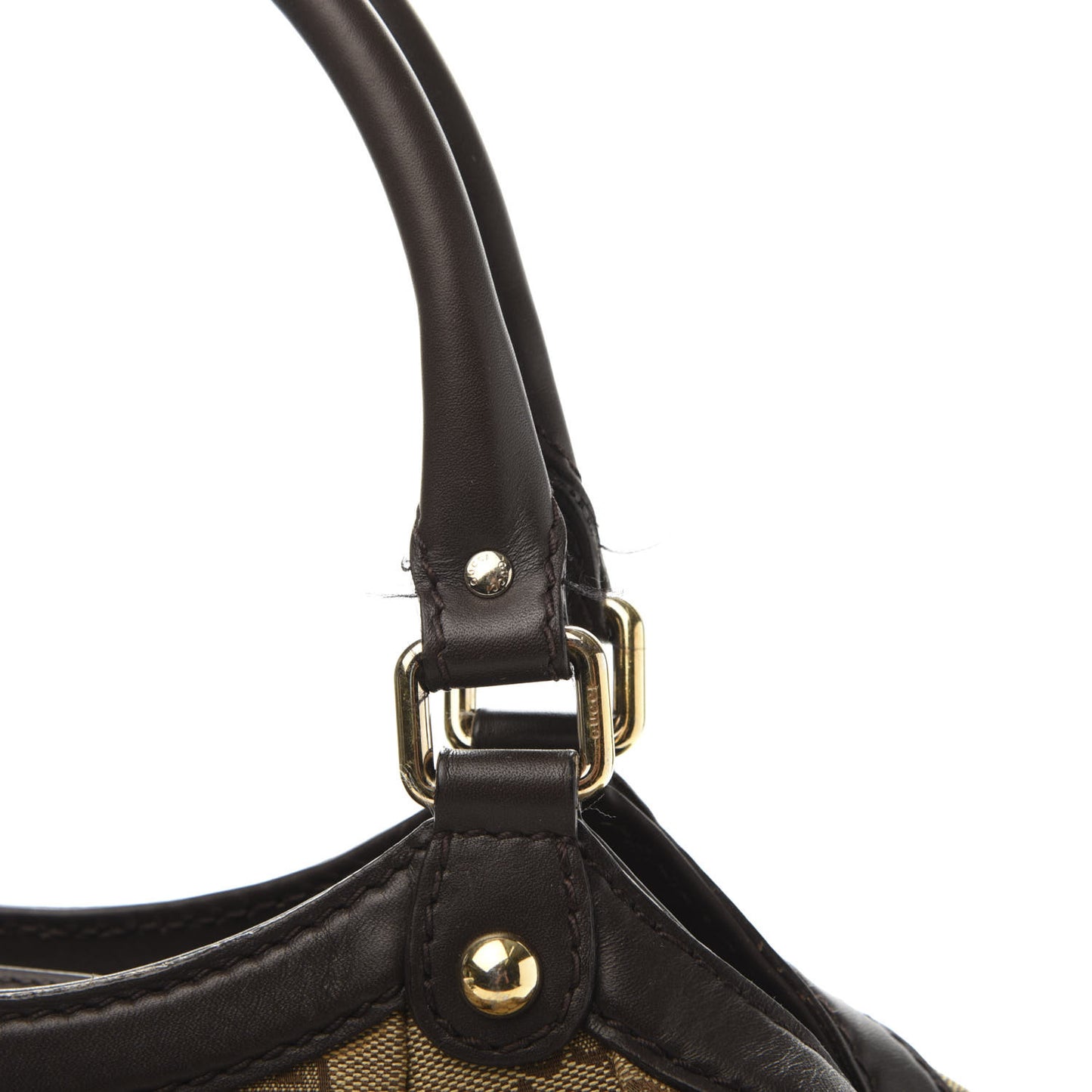 Monogram Medium Sukey Tote Dark Brown
