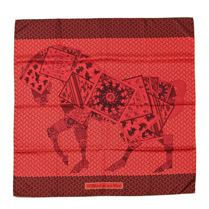 Hermes Silk A Cheval Sur Mon Carre Scarf 90 1 of 5