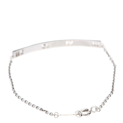 Tiffany Sterling Silver Atlas Bar Pierced Bracelet 3 of 7