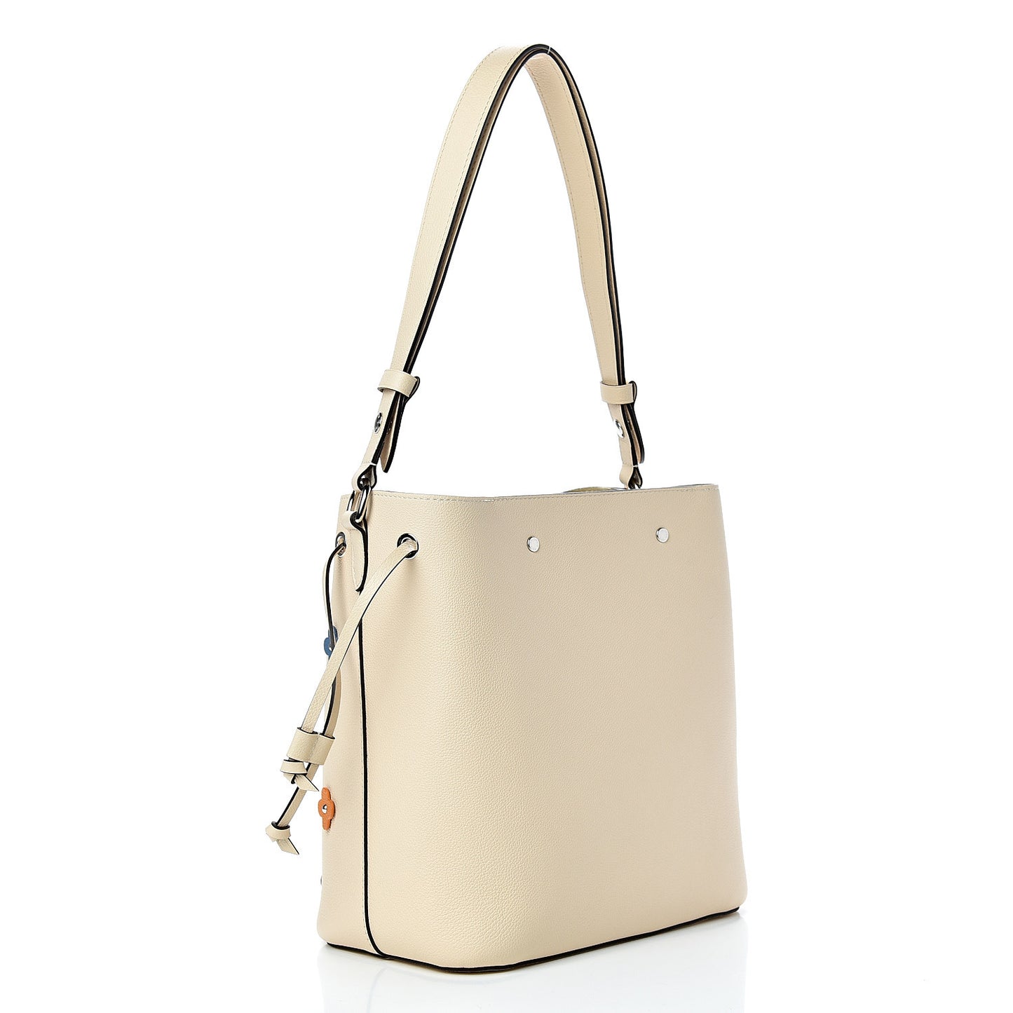 Calfskin Flowers Lockme Bucket Creme