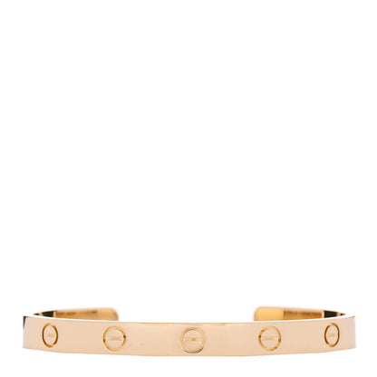 Cartier 18K Yellow Gold LOVE Cuff Bracelet 17 1 of 4