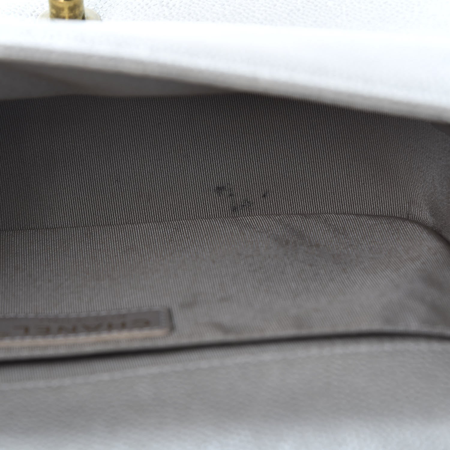 Chanel Caviar Quilted Medium Boy Flap Dark Beige 9 of 14