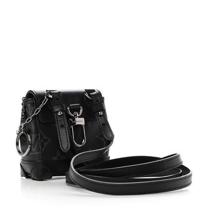 Louis Vuitton Monogram Eclipse Mini Steamer Pouch 3 of 9