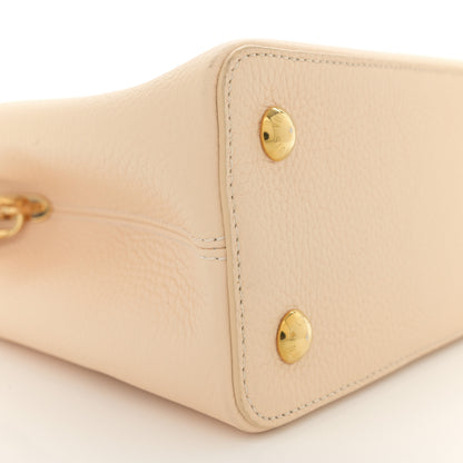 Louis Vuitton Taurillon Wild At Heart Capucines MM Creme Multicolor 8 of 10