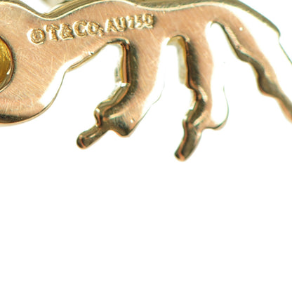 Tiffany 18K Yellow Gold Diamond Crab Charm Pendant 3 of 4