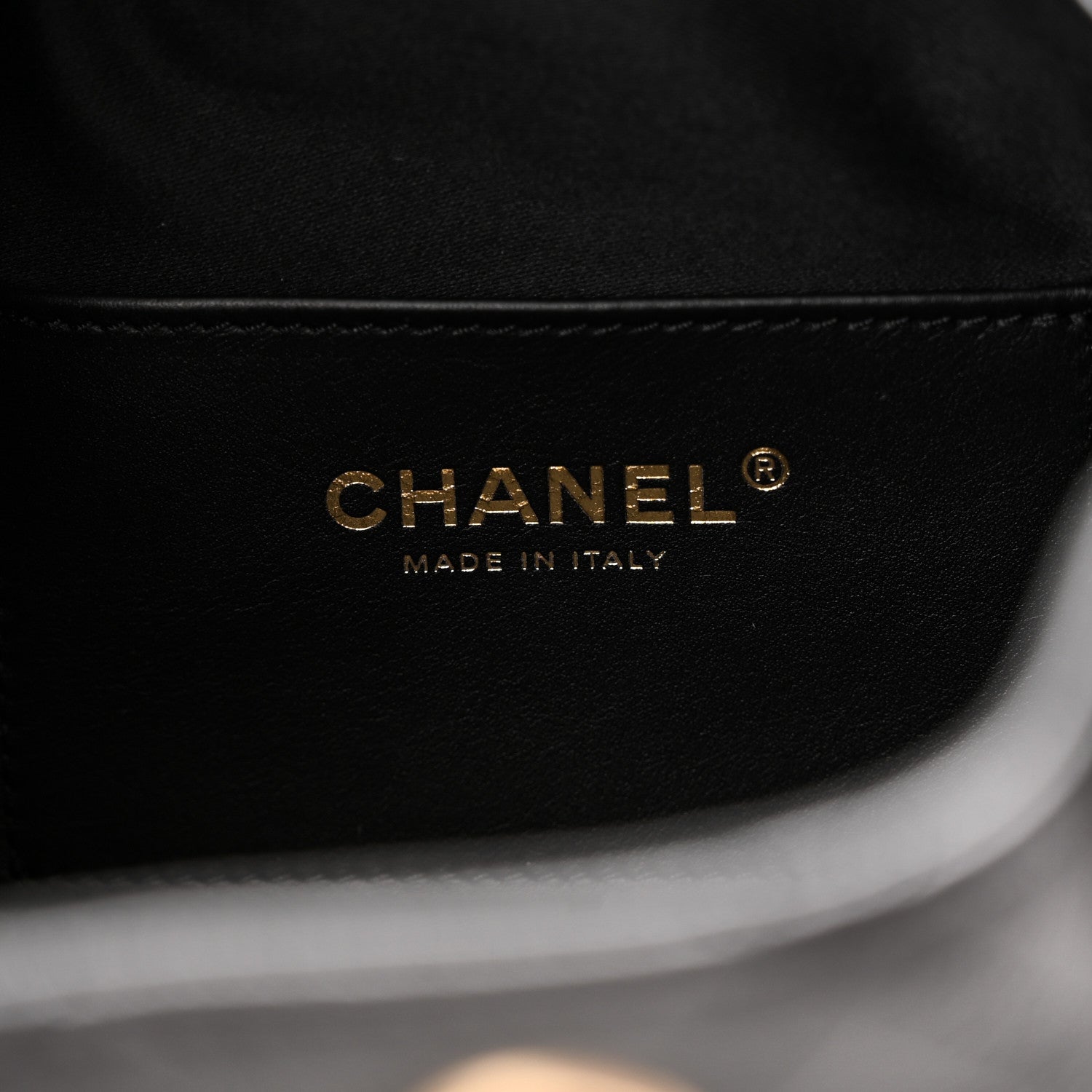 Chanel Caviar Quilted Mini Chanel 25 Handbag Black 6 of 10