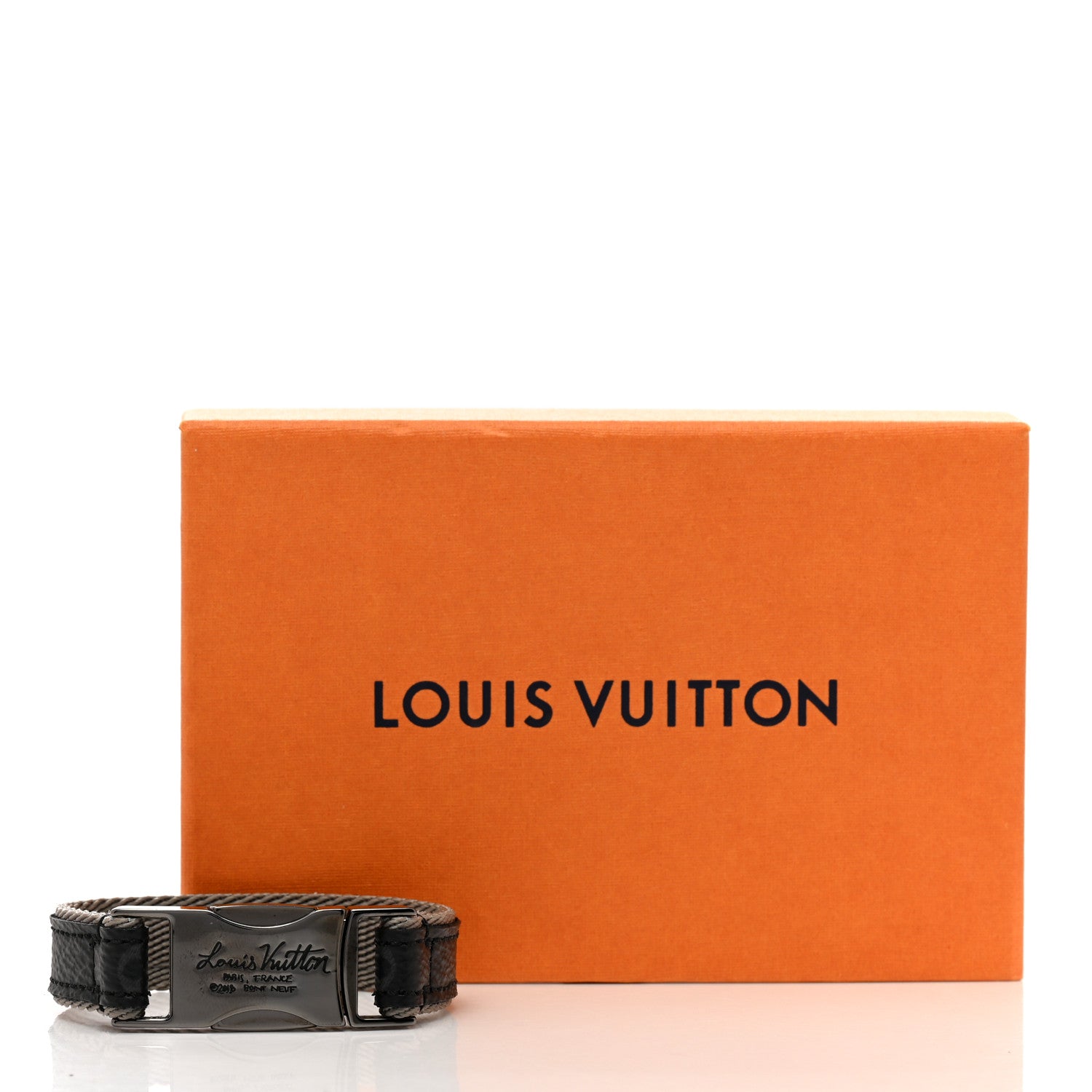 Louis Vuitton Monogram LV Fast Clip Eclipse Bracelet 19 5 of 5