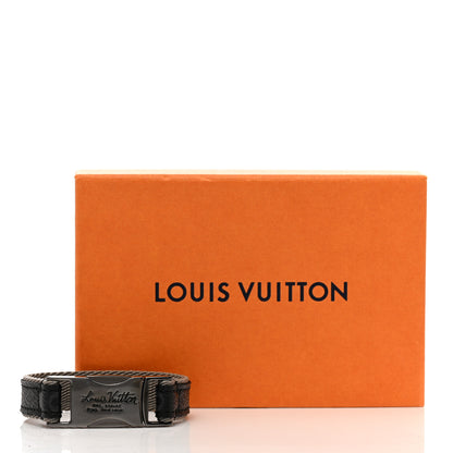 Louis Vuitton Monogram LV Fast Clip Eclipse Bracelet 19 5 of 5