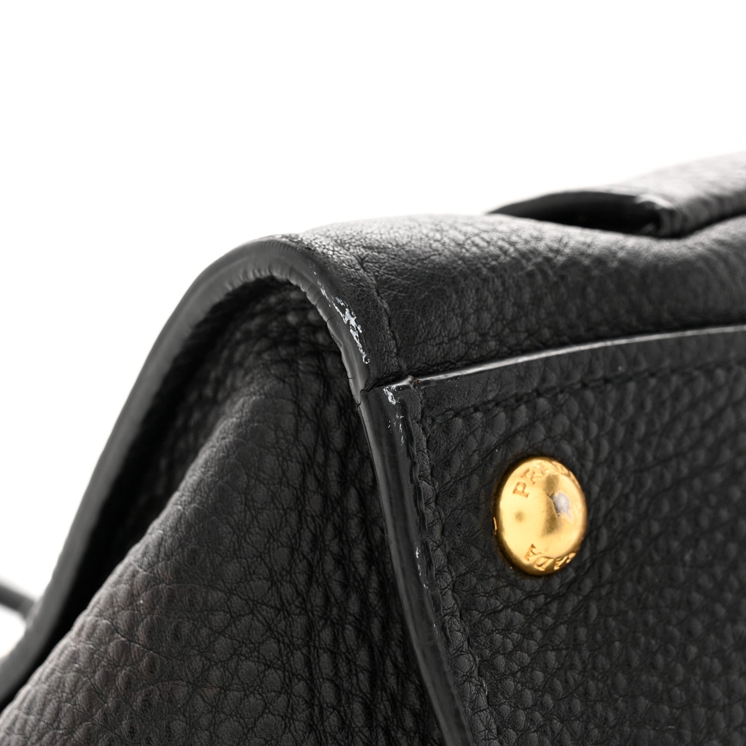 Prada Vitello Phenix Shopping Tote Black 8 of 18