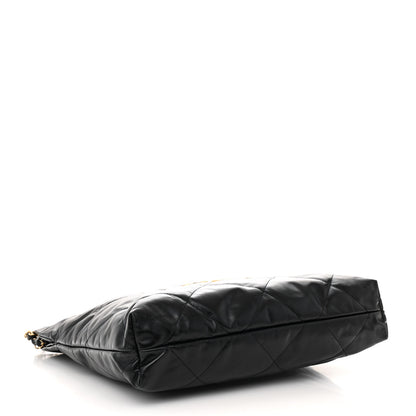 Chanel Shiny Calfskin Quilted Chanel 22 Black 5 of 11