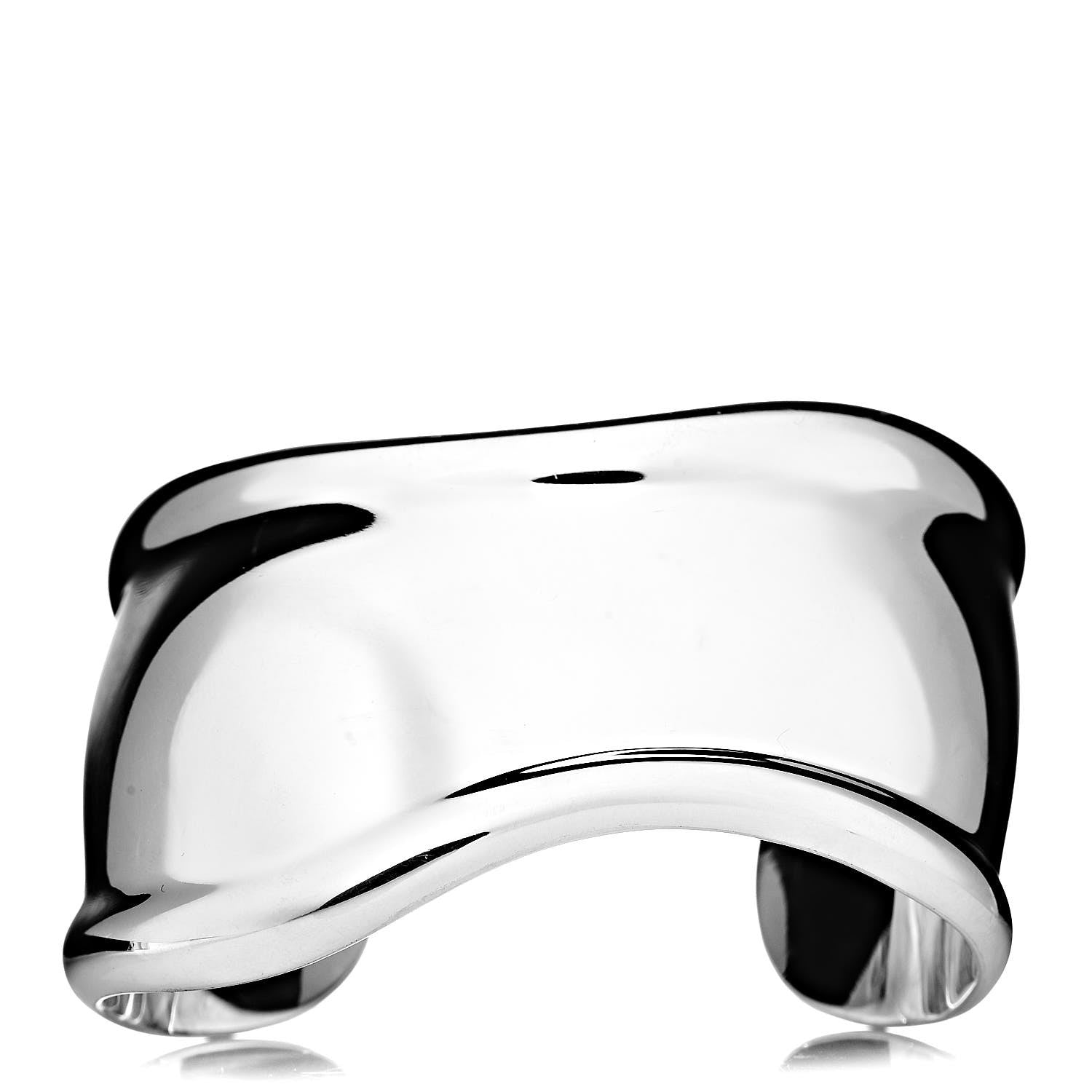 Tiffany Sterling Silver Small Elsa Peretti Right Wrist Bone Cuff Bracelet 1 of 4