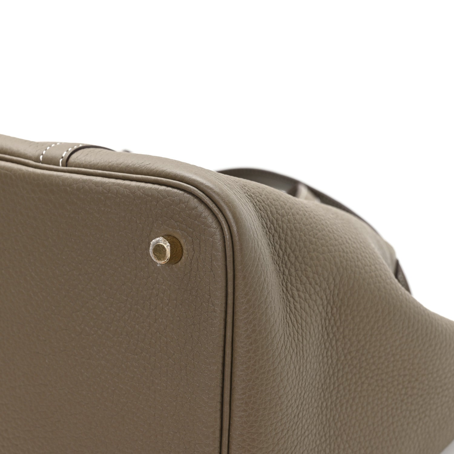 Hermes Taurillon Clemence Picotin Lock 22 MM Etoupe 18 of 23