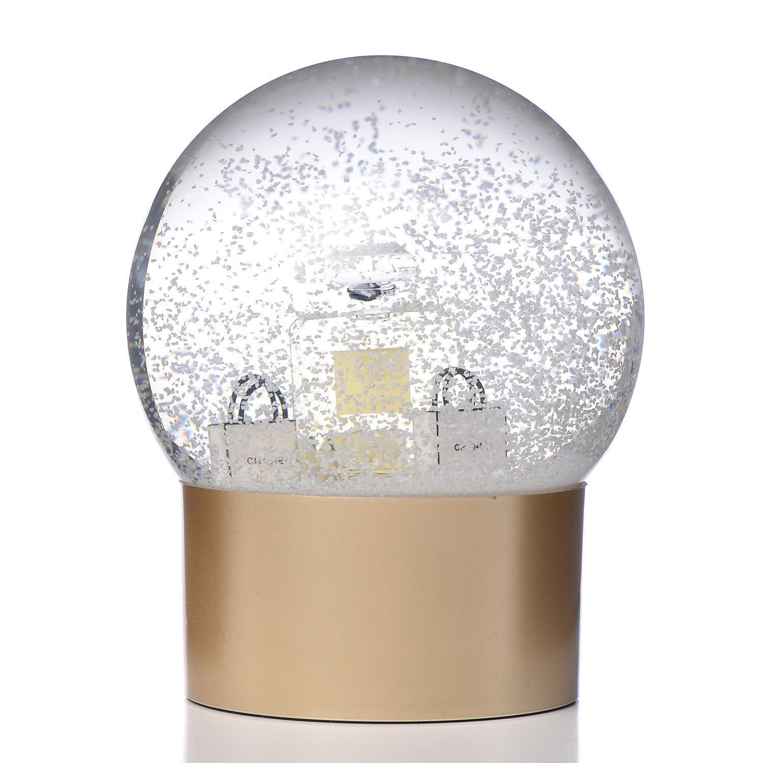 Chanel Glass N°5 Perfume Bottle Snow Globe 3 of 5