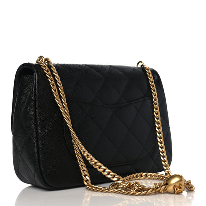 Chanel Caviar Quilted Sweetheart Flap Black 4 of 19