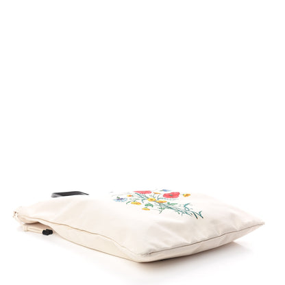 Gucci Canvas Chateau Marmont Drawstring Tote Beige 4 of 9