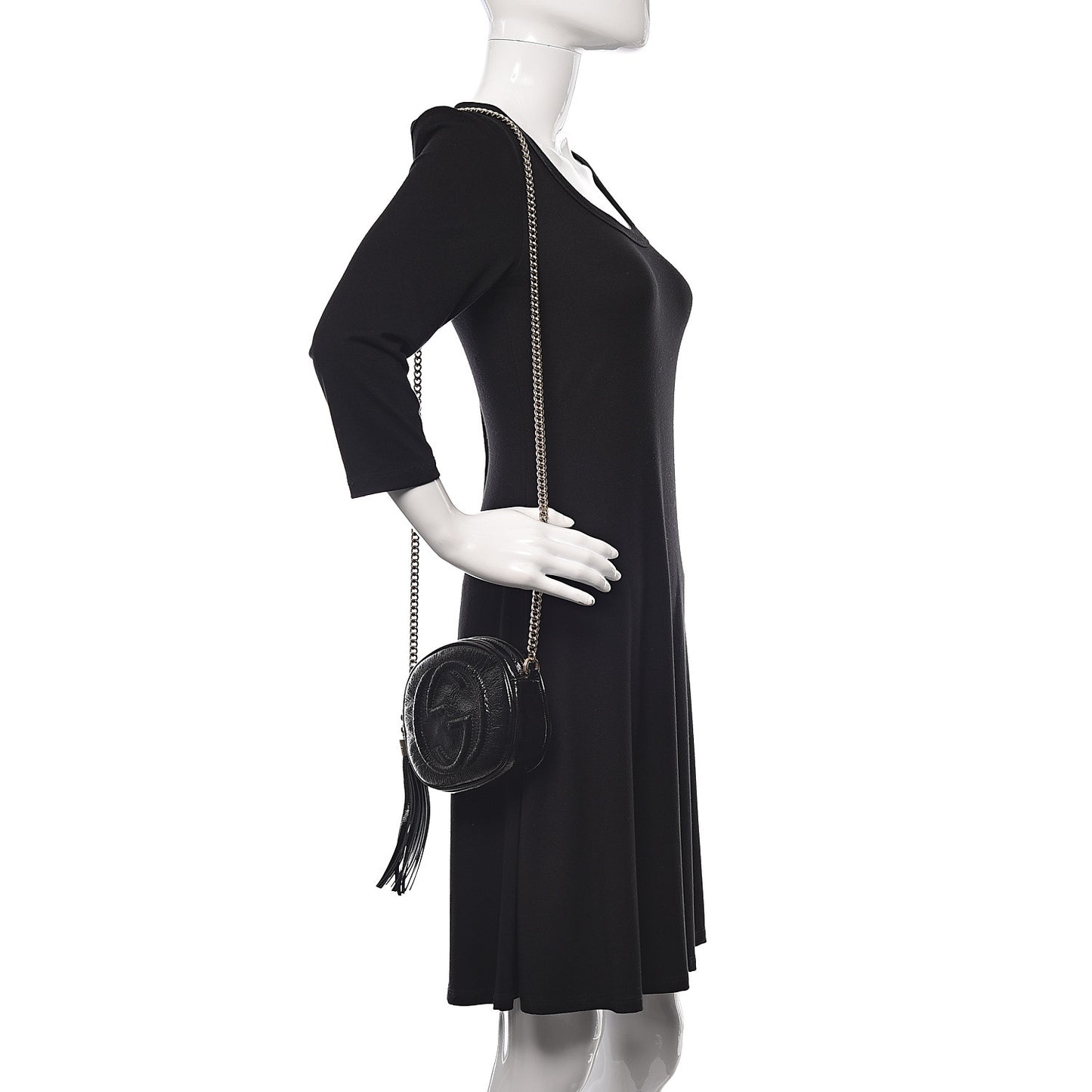 Patent Mini Soho Chain Bag Black