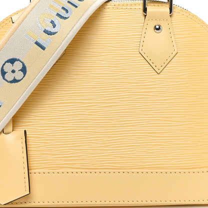 Louis Vuitton Epi Jacquard Alma BB Jaune Plume 7 of 10