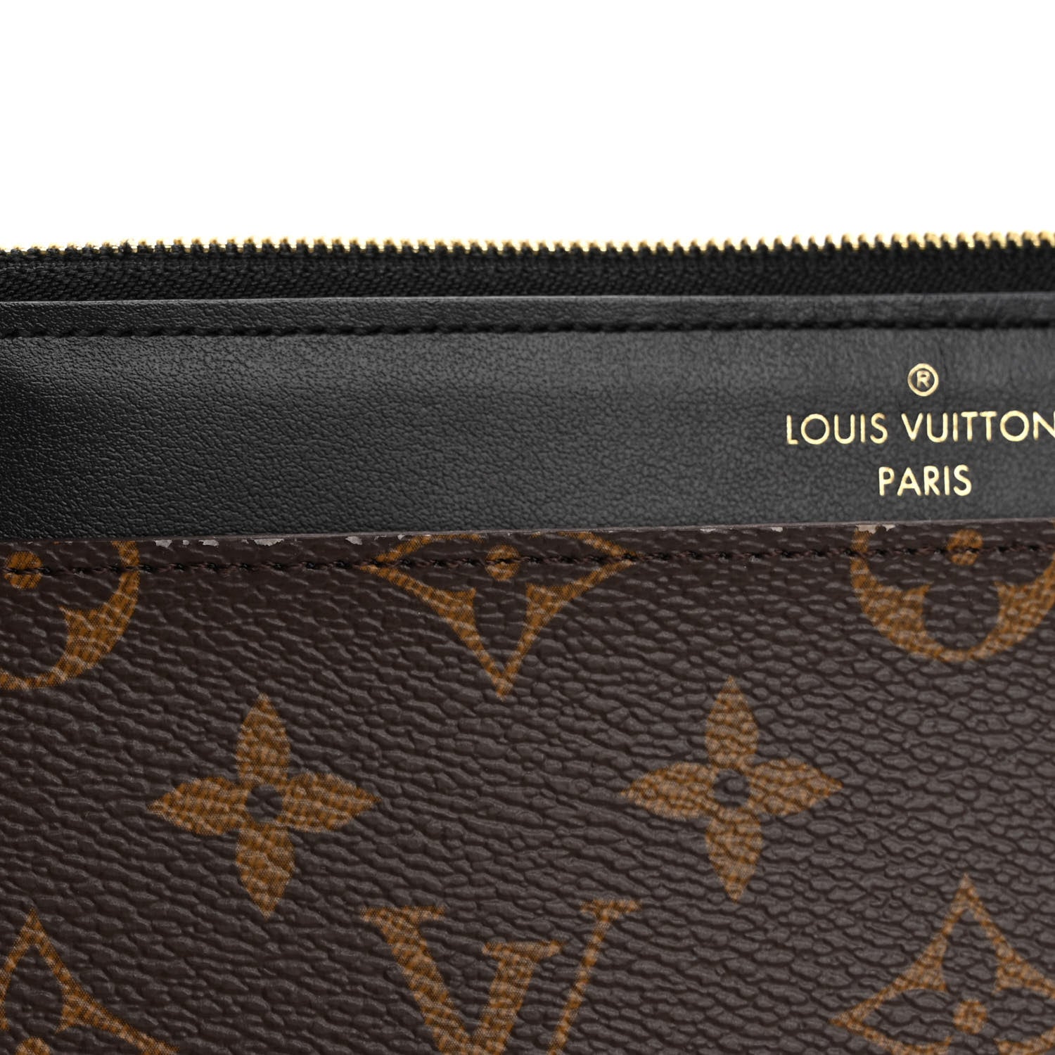 Louis Vuitton Monogram Slim Purse Black 7 of 10