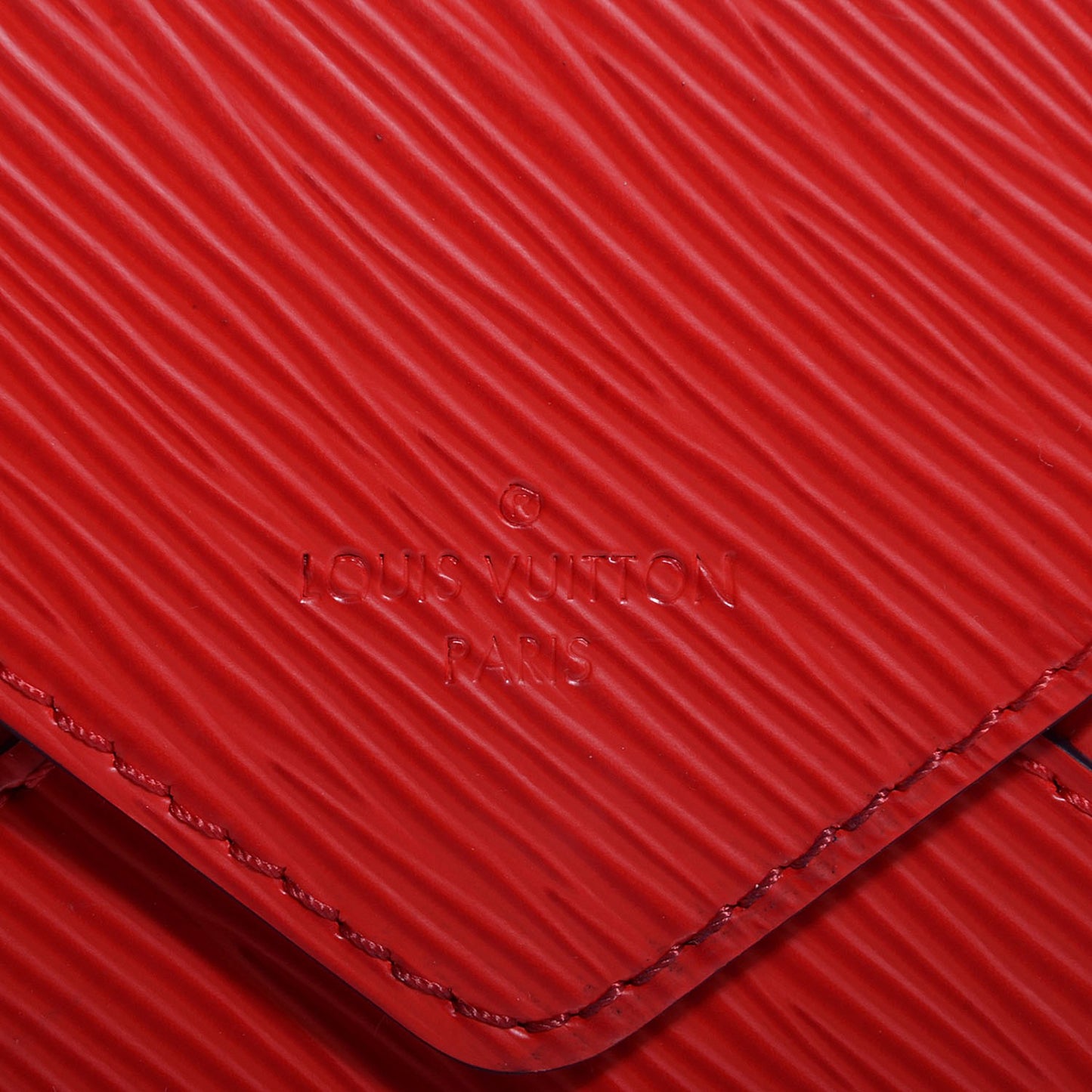 Epi Envelope Pouch Rouge