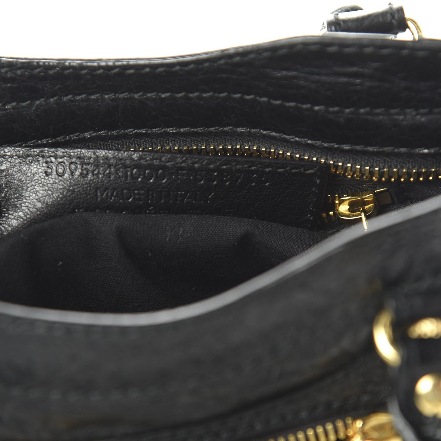 Agneau Giant 12 Gold Hardware Mini City Black