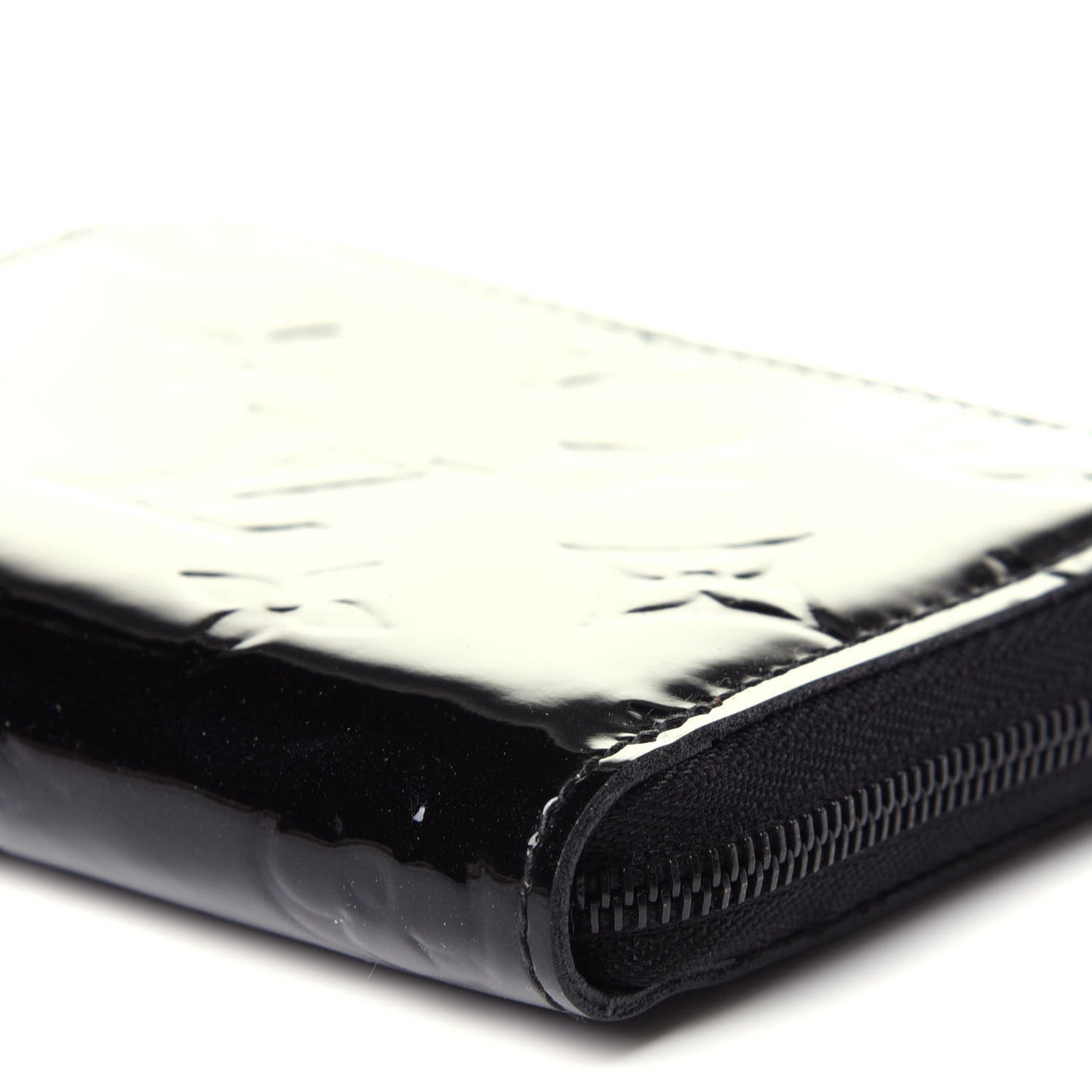 Vernis Zippy Coin Purse Wallet Noir Magnetique