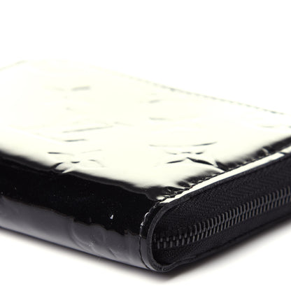 Louis Vuitton Vernis Zippy Coin Purse Wallet Noir Magnetique 8 of 10