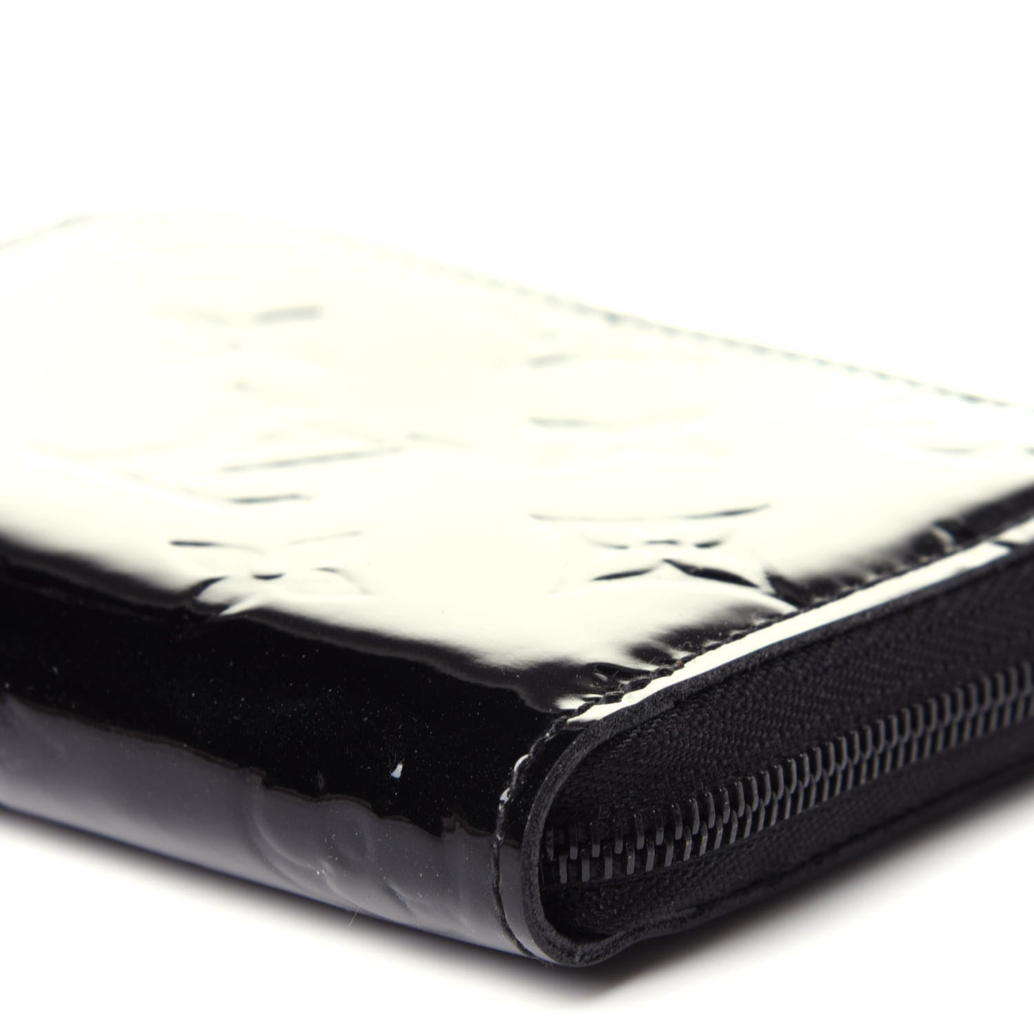 Louis Vuitton Vernis Zippy Coin Purse Wallet Noir Magnetique 8 of 10