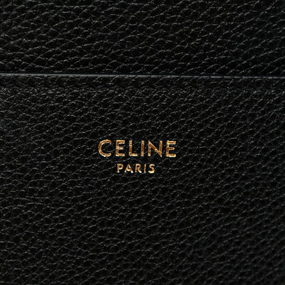 Celine Soft Grained Calfskin Sangle Bucket Bag Black 6 of 9
