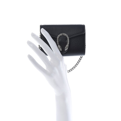 Gucci Calfskin Dionysus Coin Purse Black 2 of 7