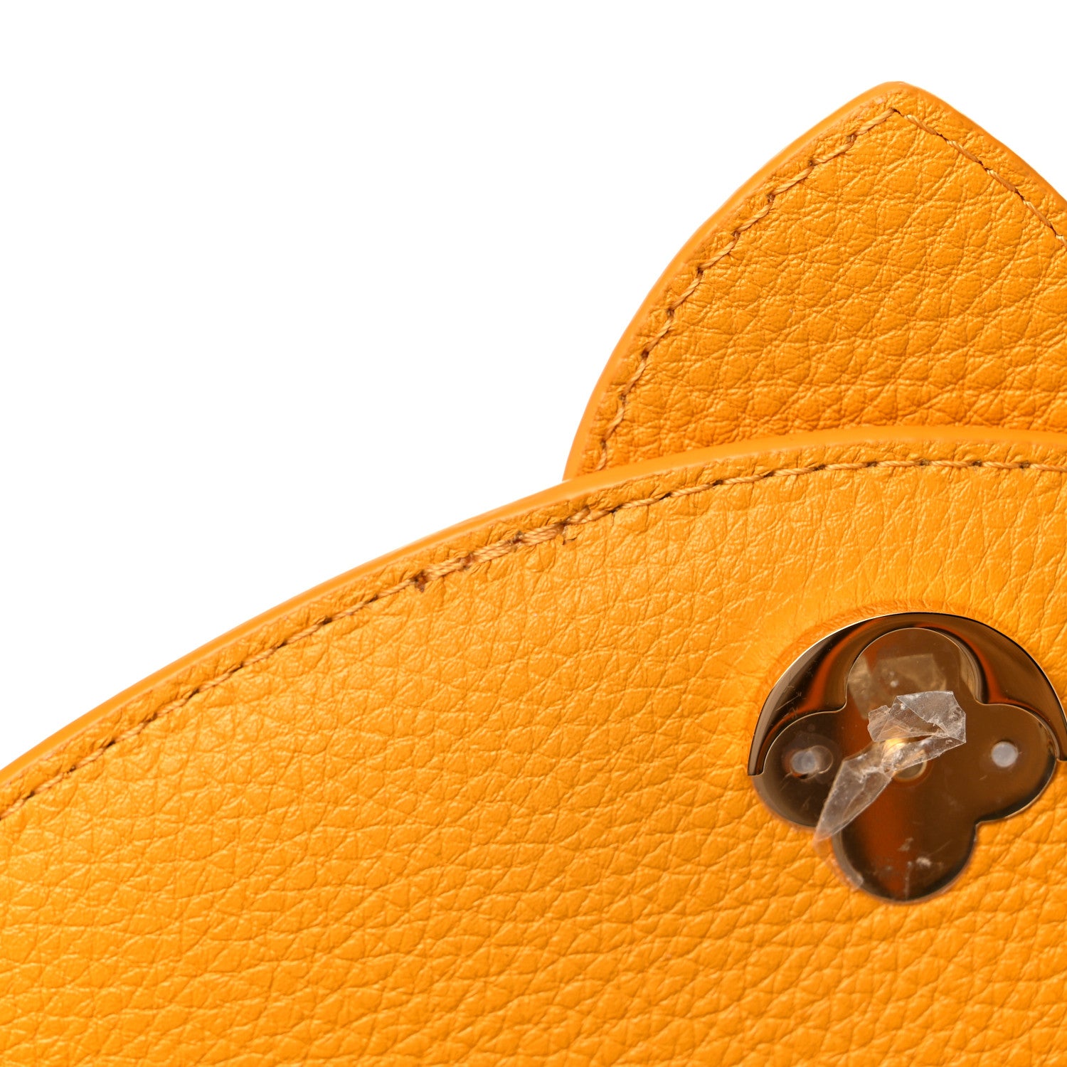 Louis Vuitton Grained Calfskin LV Pont 9 Soft PM Sunbeam 9 of 10