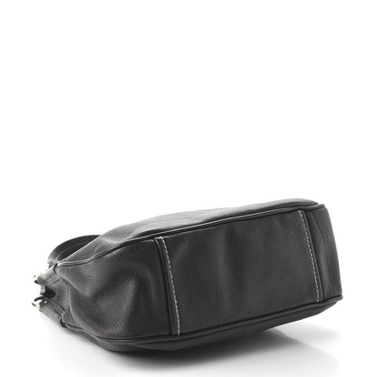 Prada Vitello Daino Shoulder Bag Black 4 of 9