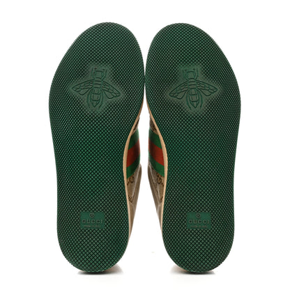Gucci GG Monogram Nubuck Web Womens Screener Sneakers 39 New Sand Dusty Milk Vintage Green 38 New Sand Dusty Milk Vintage Green 22 of 39