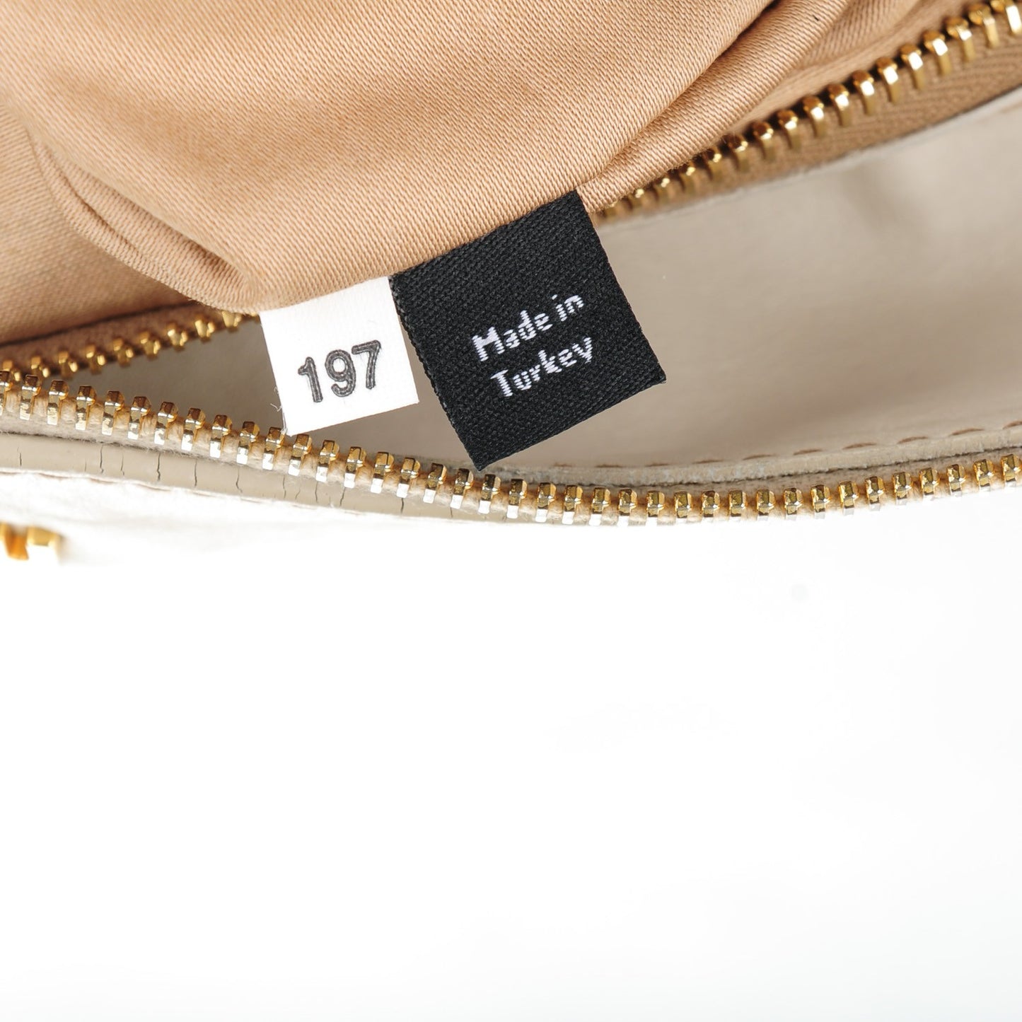 Vitello Lux Large Bow Bag Talco