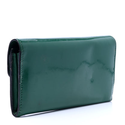 Gucci Shade Lux Calfskin Interlocking G Continental Wallet Turtle Green 2 of 5