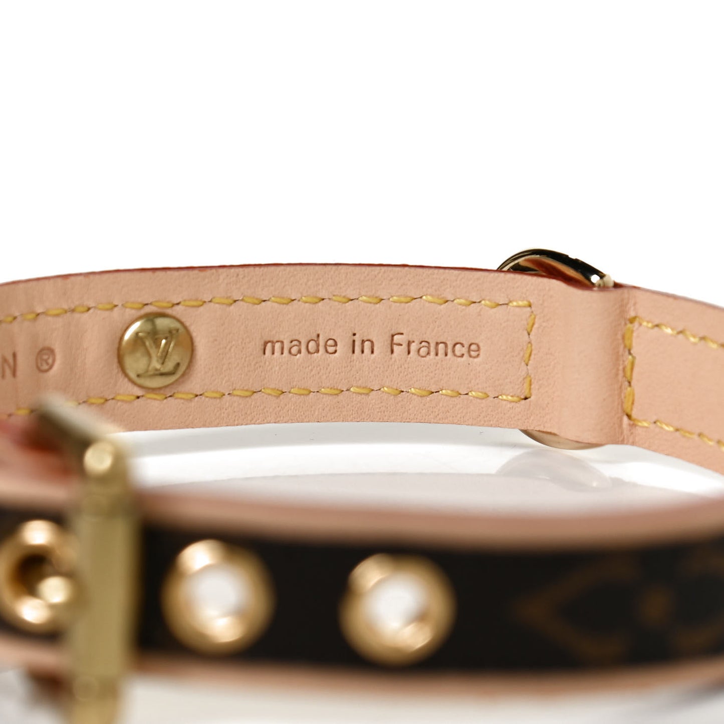 Monogram Baxter Dog Collar