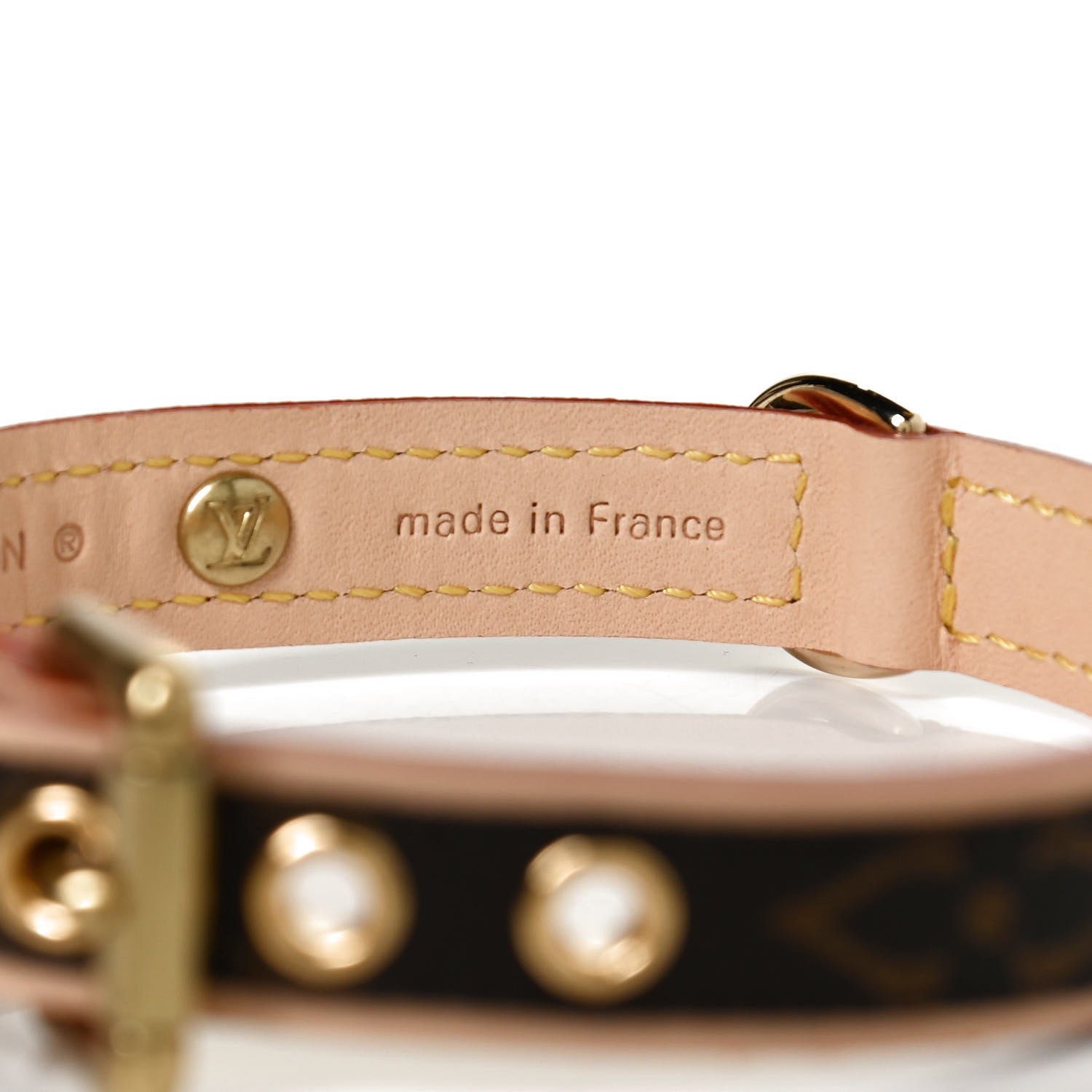 Louis Vuitton Monogram Baxter Dog Collar 5 of 9