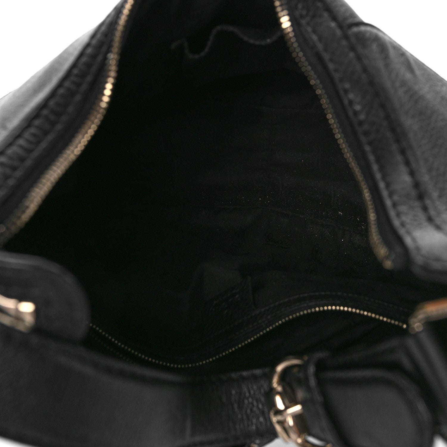 Gucci Calfskin Large Horsebit Web Hobo Black 5 of 9