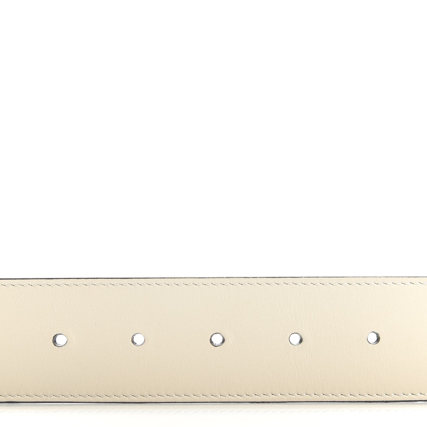 Calfskin Double G 40mm Belt 75 30 Mystic White