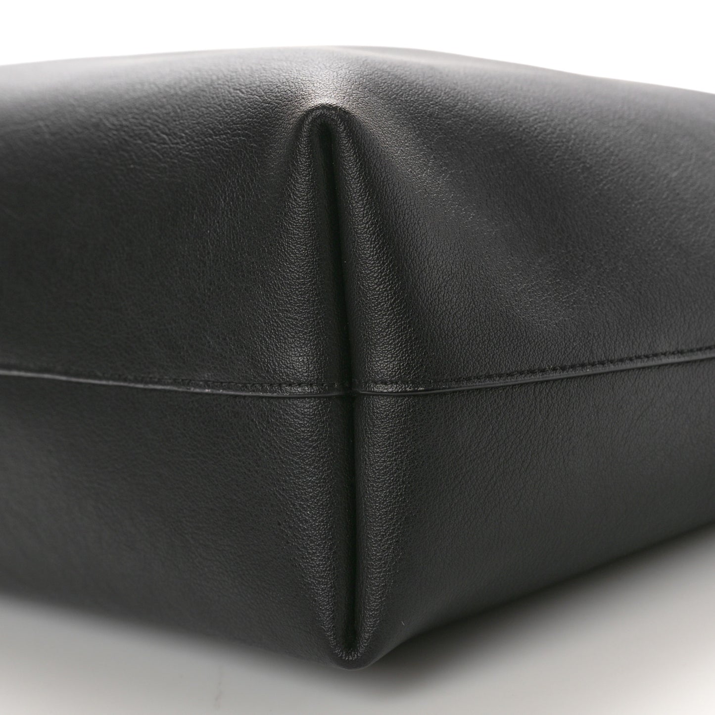 Calfskin Large Shopping Tote Black