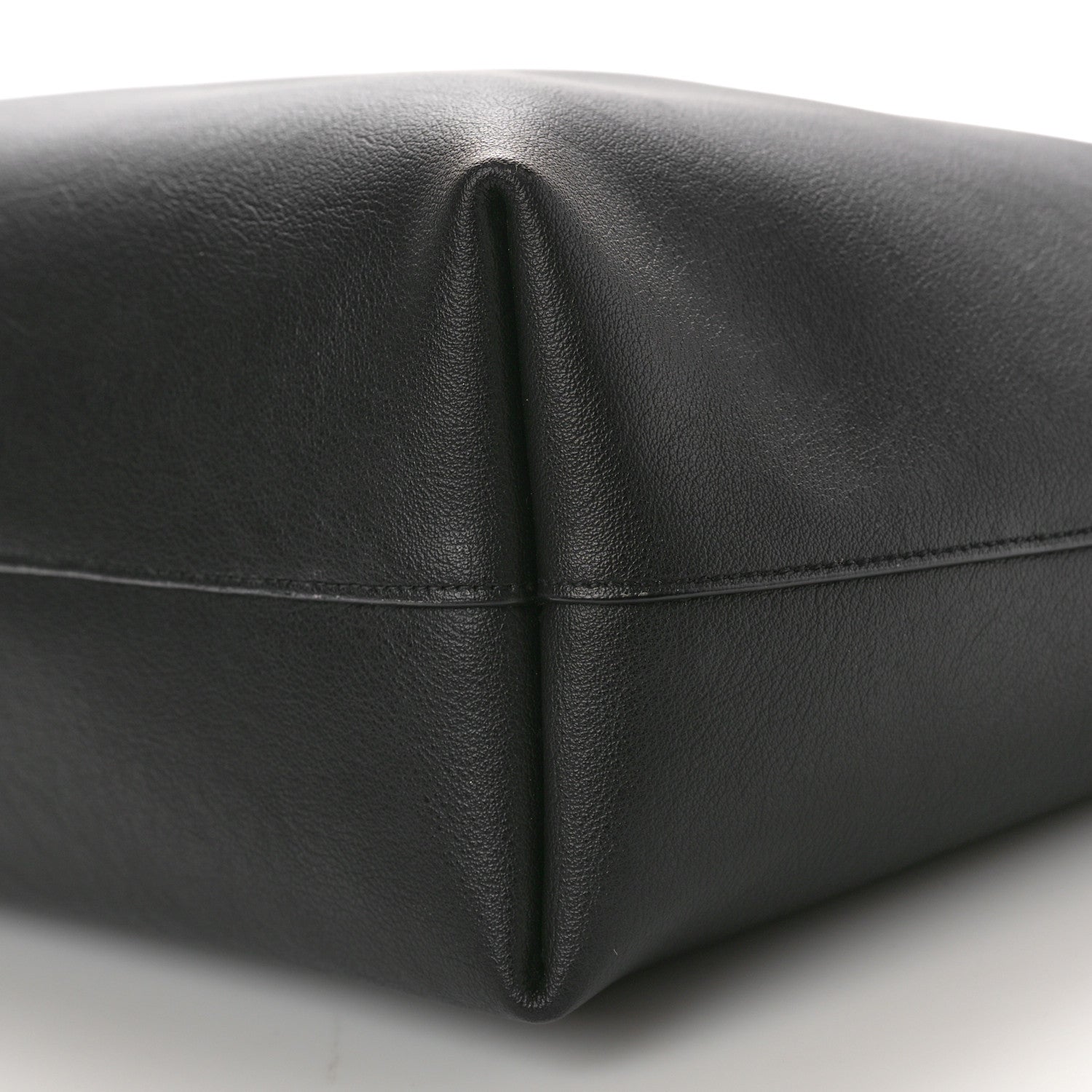 Saint Laurent Calfskin Large Shopping Tote Black 10 of 11