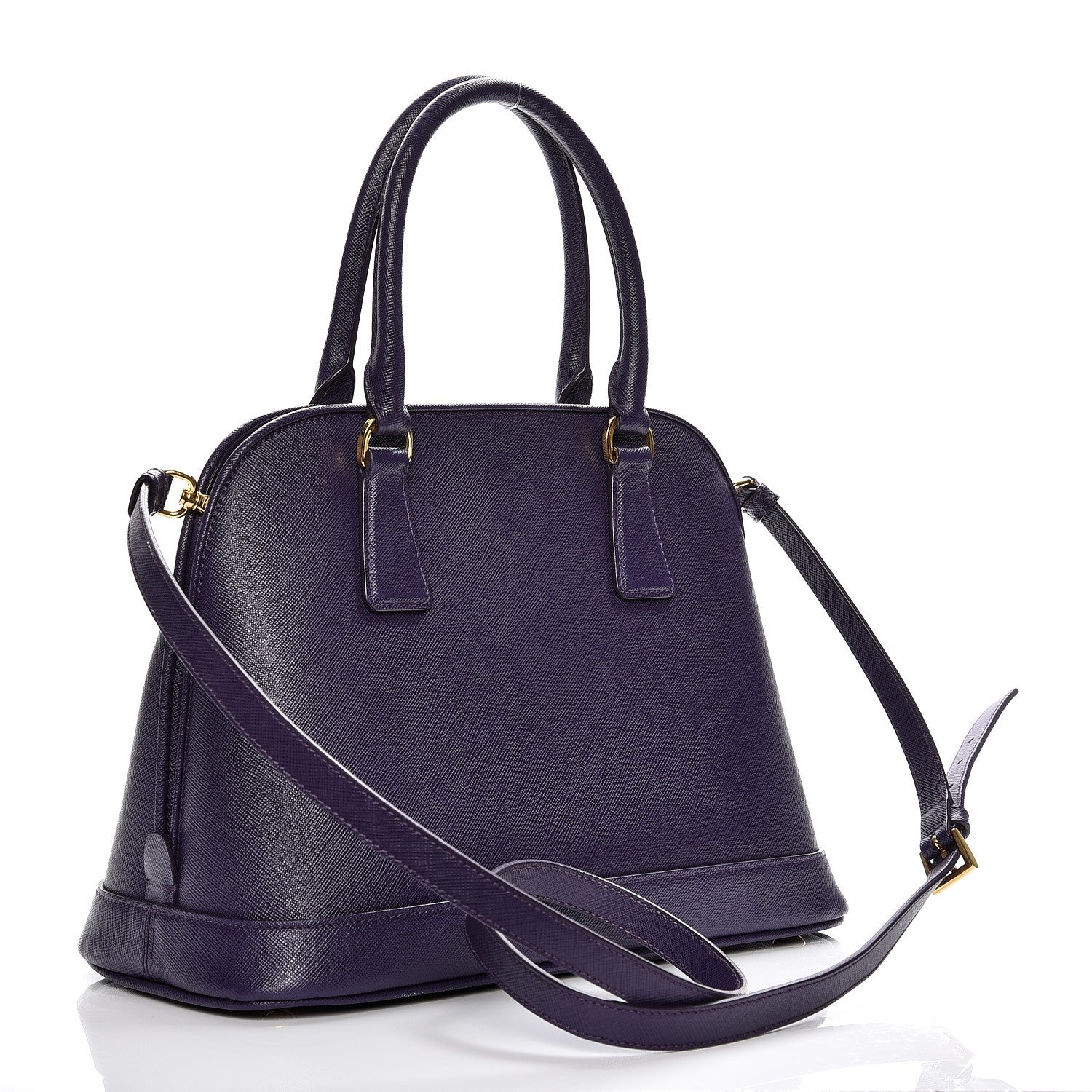 Prada Saffiano Lux Open Promenade Tote Viola 4 of 12