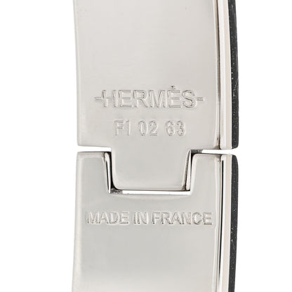 Hermes Matte Enamel Narrow Clic Clac HH Bracelet Gold Gold 4 of 4