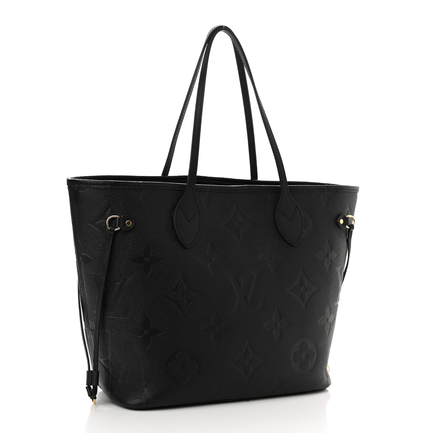 Louis Vuitton Empreinte Monogram Giant Neverfull MM Black 3 of 10