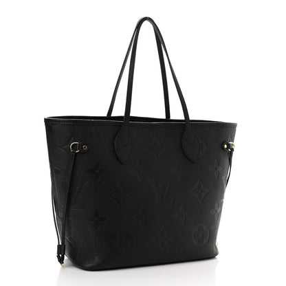 Louis Vuitton Empreinte Monogram Giant Neverfull MM Black 3 of 10