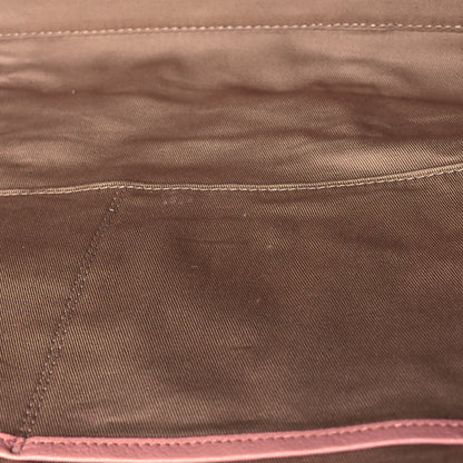 MCM Calfskin Ottomar Monogram Duffle Bag Pink 17 of 24