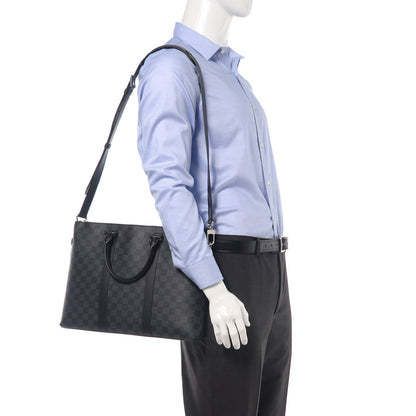 Louis Vuitton Damier Graphite Anton Briefcase 2 of 10