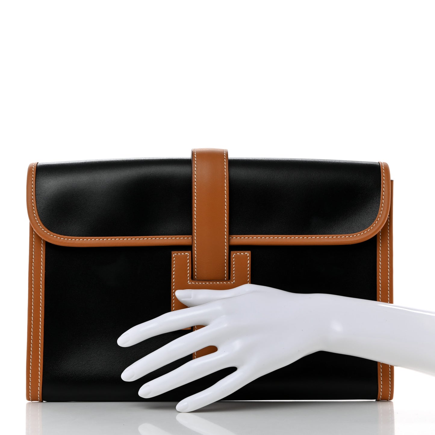 Box Jige Clutch PM Black Gold