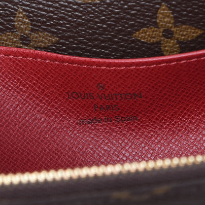 Louis Vuitton Monogram Emilie Wallet Red 6 of 7